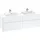 Waschbeckenunterschrank C02100MS 160 x 55 cm White Matt