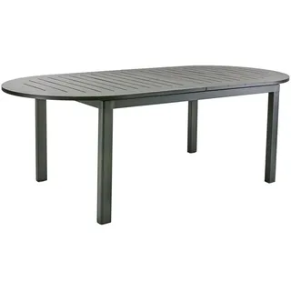 Brafab Lomma Gartentisch 220-280 x 110 x 73 cm Schwarz