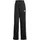 3-Streifen Open Hem Fleece Joggers Black White S