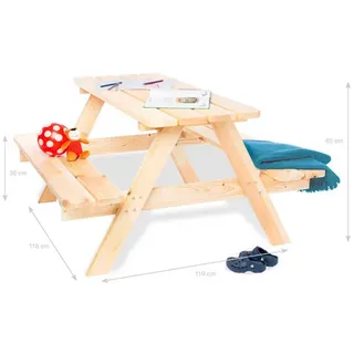 Pinolino Kindersitzgarnitur, BxHxL: 119 x 65 x 118 cm natur - beige