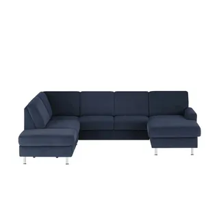 meinSofa Wohnlandschaft Mit verschiedenen Funktionen verfügbar Jana , blau , Maße (cm): B: 309 H: 87 T: 235.0