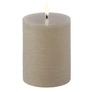 uYuni LED Stumpenkerze 10 cm beige