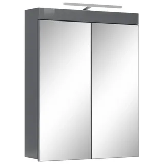trendteam Amanda 60 cm mit Beleuchtung 1100-229-00 grau