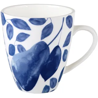 Maxwell & Williams AW0612 Giverny Becher aus Porzellan, Blau, 350 ml