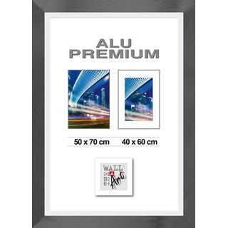 Aluminiumrahmen Quattro schwarz, 50 x 70 cm