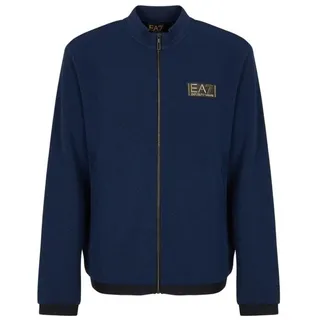 Emporio Armani Sweatjacke Jacke Gold Label Sweat jacket mit Stehkragen (1-tlg) blau XL