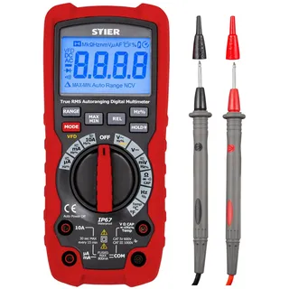 Stier Profi Digital Multimeter 0,01mV - 1000V AC/DC CAT III 1000V CAT IV 600V VFD RMS