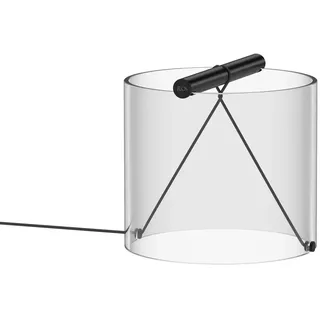 Flos - To-Tie LED Tischleuchte T1, Ø 20 cm, schwarz eloxiert