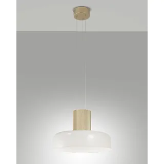 Fabas Luce Lunar 1-flg. 40 cm rund Weiß
