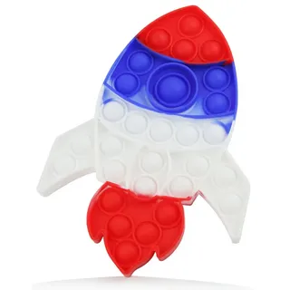 Frentree Lernspielzeug Push Pop Anti-Stress, Spielzeug, Fidget Toy für Kinder und Erwachsene Eis, Kreis Pop It bunt