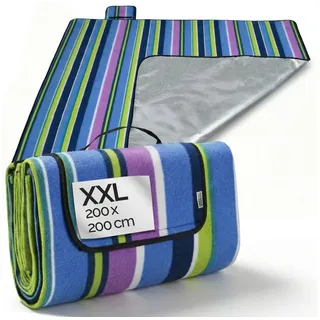 DETEX Picknickdecke XXL 200 x 200 cm bunt
