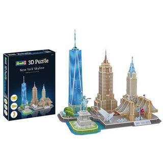 3D Puzzle, New York Skyline, 123 Teile, ab 10 Jahren