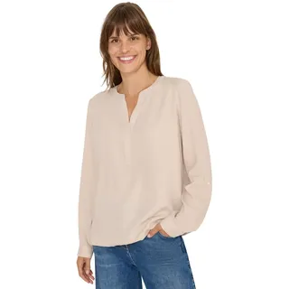 Cecil Bluse Unifarbe Beige XXL