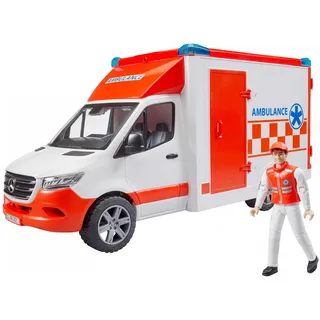 Bruder 02676 - MB Sprinter Ambulanz rot/weiß 1:16