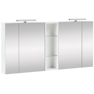 Doppelspiegelschrank »Runa SET Spiegelschrank Irene« - weiß - Holz - weiß
