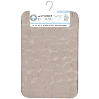 FORNOR 24541 BADEZIMMERTEPPICH Stein-Taupe 40 x 60 cm