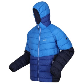 Regatta Harrock II Steppjacke / Winterjacke Herren mit Kapuze, Größe:L, Farbe:Blau - Blau L