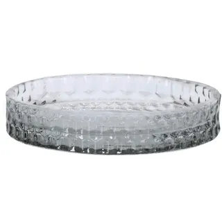 KLEINE WOLKE Seifenschale Glas Anthrazit