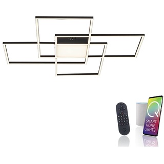 Paul Neuhaus LED Deckenleuchte Q-ASMIN Smart Home, dimmbar, Fernbedienung, warmweiß - kaltweiß, Works with Alexa...