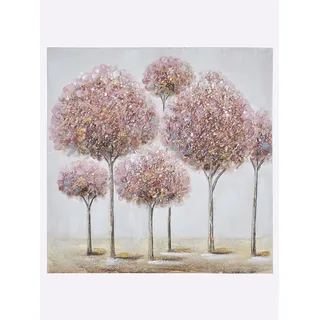 Gemälde HEINE HOME, rosa (farbe bild(er): weiß, rosé), B:80cm H:80cm T:3cm, Bilder