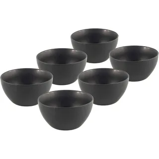 Spetebo Müslischale Schwarz 6-tlg.