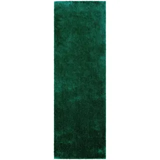 Bruno Banani Dana Hochflorteppich 67 x 250 cm Grün