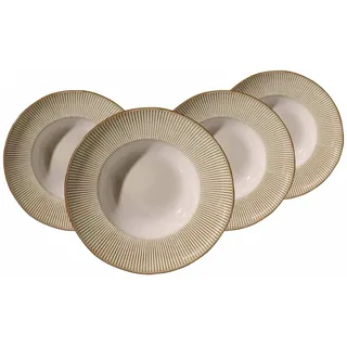 Ritzenhoff & Breker Nerano Pastateller 30,5 cm beige 4er Set