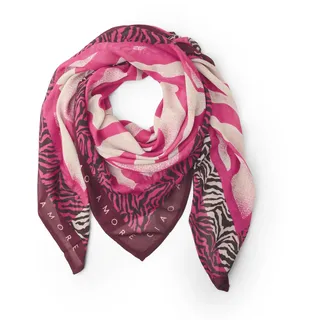 STREET ONE Tuch aus Modal mit Zebra-Print magenta dream A - Einheitsgröße