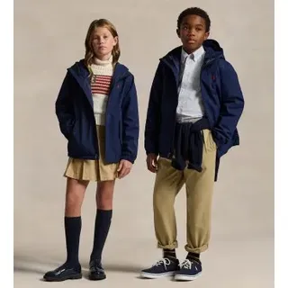 Polo Ralph Lauren Unisex für Kinder. 323875510001 Wendejacke P-Layer 1 navy ((XL) 13/14Años= 163/174cm), Lässig, Recyceltes Polyester, Marin