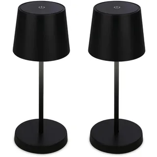 Briloner Tischleuchte Schwarz 2 St.