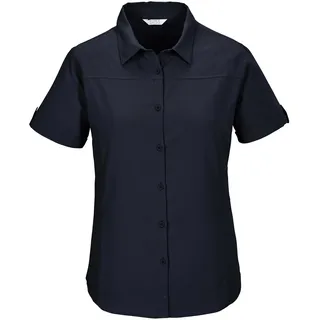 KILLTEC Damen Funktionsbluse Kurzarm/Bluse KOS 1 WMN WVN SHRT, Nachtblau, 44, 42840-000