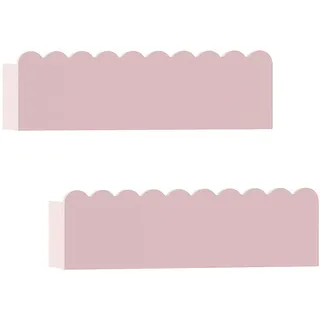 [en.casa] Wandregal 40 x 10 x 10 cm Rosa