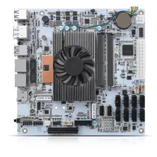 MNBOXCONET NAS Mainboard Low Power Core i5 8265U, 8×SATA3.0 Mini ITX Motherboard, Computer Board 2xNVMe(PCle3.0 x2), Barebone No Ram No SSD, 2 x 2.5GBE LAN, TF Card, Dual Display