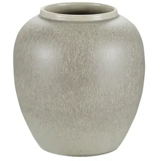 ASA SELECTION Vase  Florea , grau , Steingut , Maße (cm): H: 16  Ø: 8.5