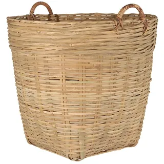 IB Laursen Korb aus Bambus mit Henkeln, Höhe 50, Ø 50 cm