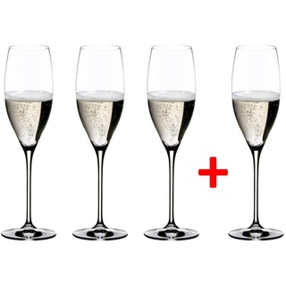 RIEDEL Serie VINUM Champagner Glas 4 Stück / Value Pack 4 für 3