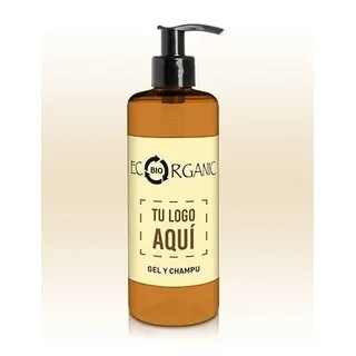 16 Flaschen Duschgel/Shampoo 2in1 300 ml mit Spender Neutral Rawganical