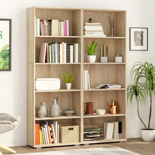 CASARIA Bücherregal Vela Eiche 5 Fächer