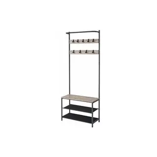 Garderobenständer, Garderobe mit Schuhbank, Kleiderständer