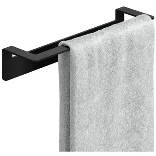 WEISSENSTEIN Handtuchstange ohne Bohren schwarz 30 cm