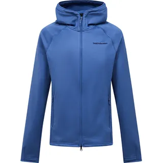 Peak Performance Midlayer Zip Hood Herren Fleecejacke Blau M
