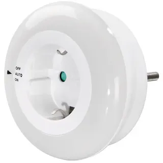hama LED-Nachtlicht »Circle«, 0,8 W, Lichtfarbe: weiß, Kunststoff - weiss