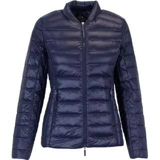 Giorgio Armani Armani Exchange Blue Light Down Jacke mit genähten Nähten – L Größe: L - Blau