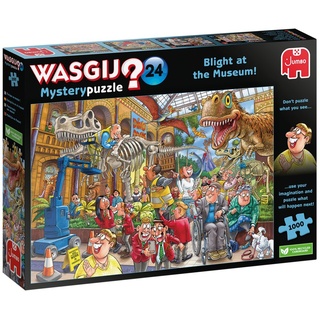 Jumbo Spiele Puzzle Wasgij Mystery 24 Blight at the Museum!, 1000 Puzzleteile bunt