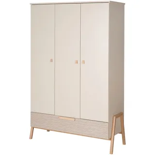 Schardt Kinderkleiderschrank Happy 3-türig Buche lackiert beige