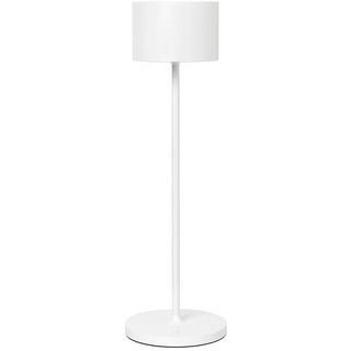 Blomus Led-Tischleuchte, Weiß, Metall, 33.5 cm, 3-fach schaltbar, Lampen & Leuchten, Innenbeleuchtung, Tischlampen