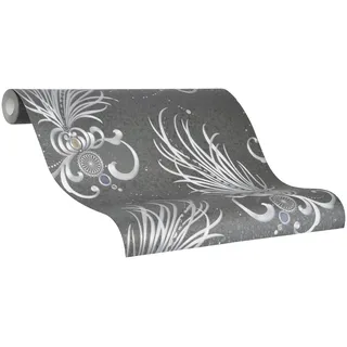 Glööckler Vliestapete GLÖÖCKLER 64 cm x 10 m 1 St schwarz/silber 34193