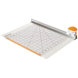 Fiskars Rollmesser Ø 45 mm mit Lineal, 12” x 12”, Orange/Weiß, 1016264