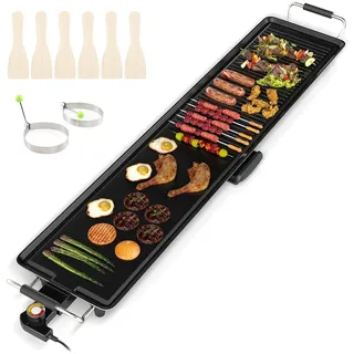 Teppanyaki Grill 1800w, Non-stick, Adjustable Temp, 100cm