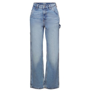 Esprit Straight-Jeans Recycelt: Carpenter-Jeans mit geradem Bein blau